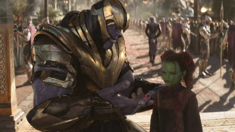 Thanos meets young Gamora