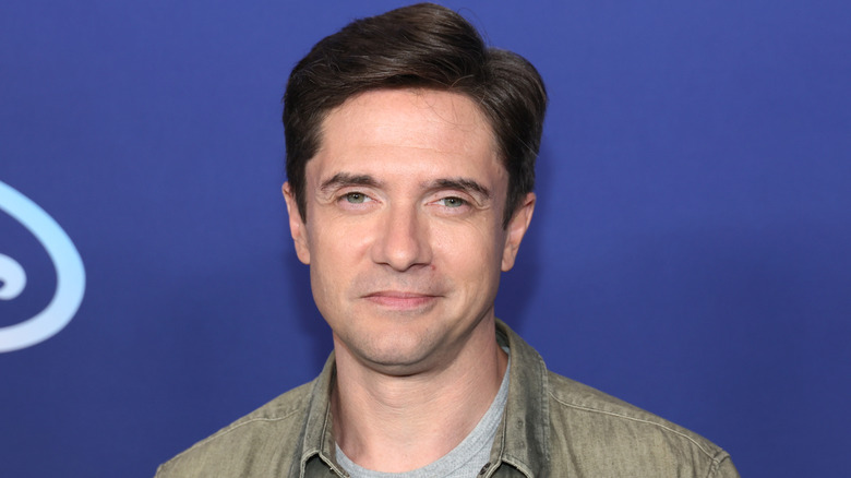 Topher Grace smiling