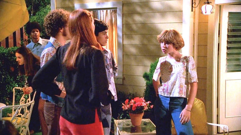 Donna and friends talk to her sister