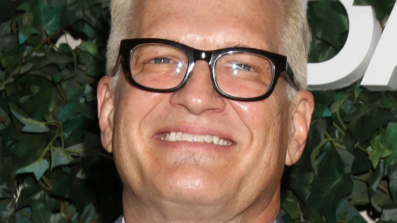 Drew Carey poses at the Paley Center