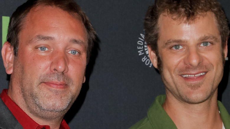 Matt Stone Trey Parker smiling 