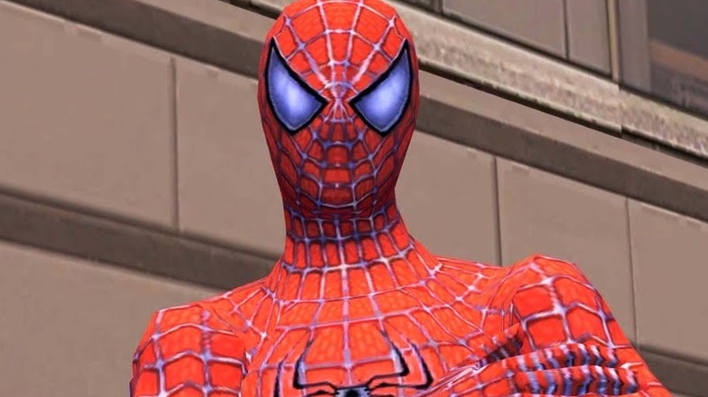 Spider-Man arms folded