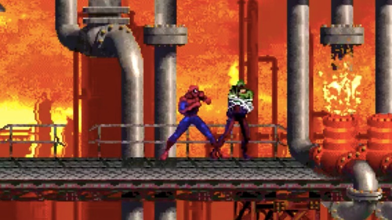 Spidey webs up villain