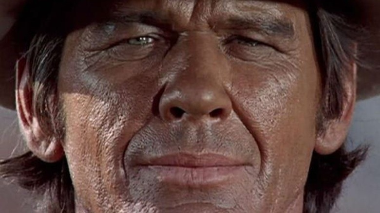 Charles Bronson stares Once Upon A Time In The West