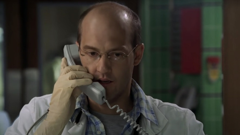 Mark Greene on the phone on ER