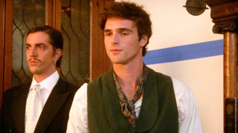 Caleb on set in The Sweet East (2023)