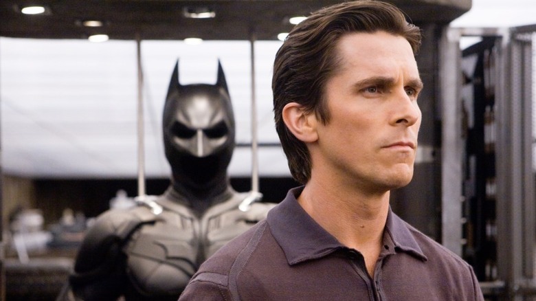 Bruice with batsuit