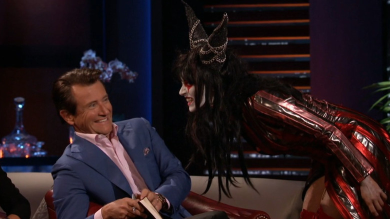 Ghoul from Ten Thirty One Productions scaring Robert Herjavec on Shark Tank