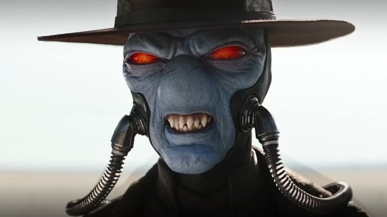 Cad Bane sneering in "The Book of Boba Fett."