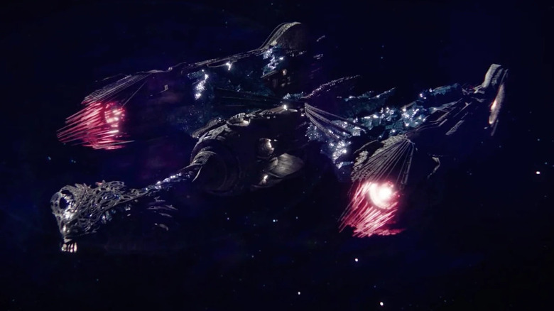 The Sarcophagus flies in space in "Star Trek: Discovery" (2017-2024)