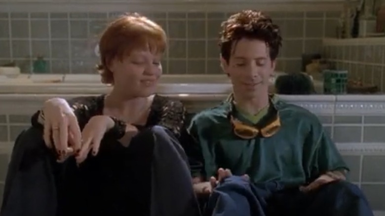 Denise and Kenny sitting together