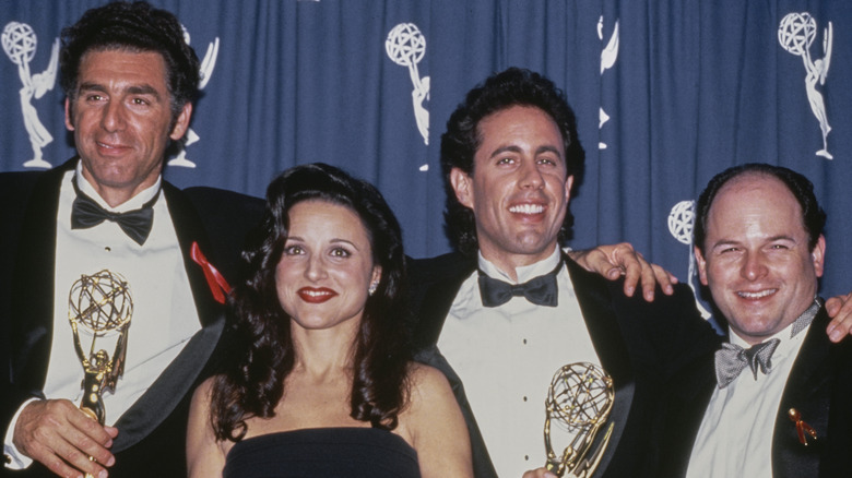 The Seinfeld cast at the Emmys