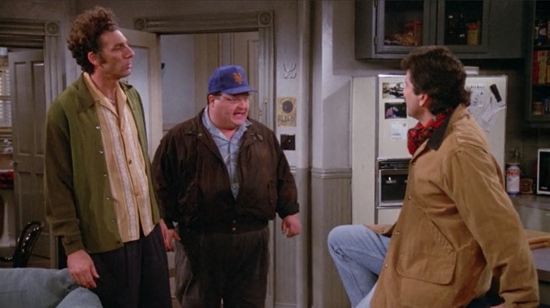 Kramer and Newman confront Keith Hernandez in "The Boyfriend"