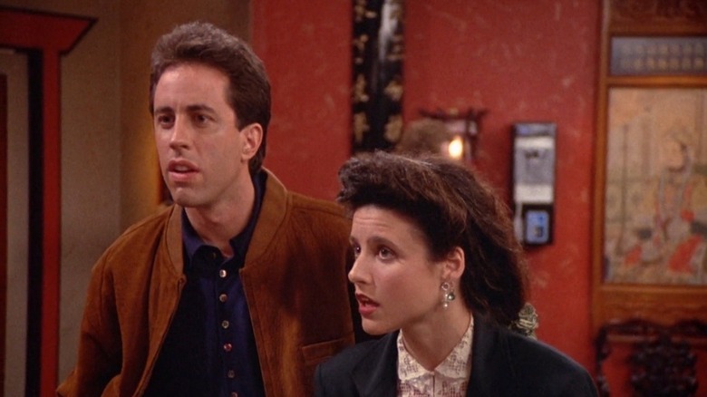 Jerry and Elaine try to get service at a restaurant in "The Chinese Restaurant"