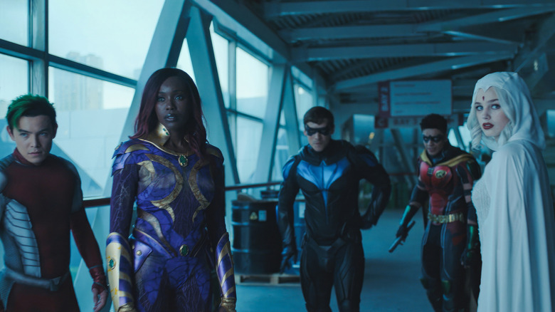 The Titans suited up