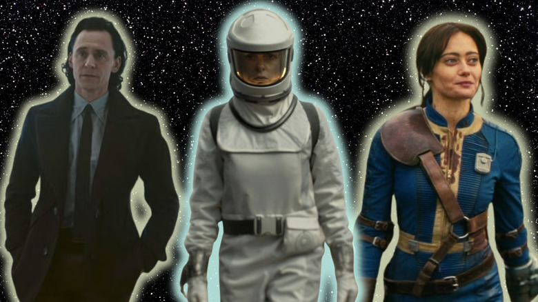 From left to right: Loki from "Loki," Juliette from "Silo," and Lucy from "Fallout"
