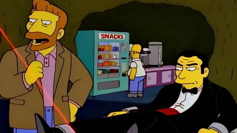Hank Scorpio torturing a James Bond stand-in in "You Only Move Twice" (1996)