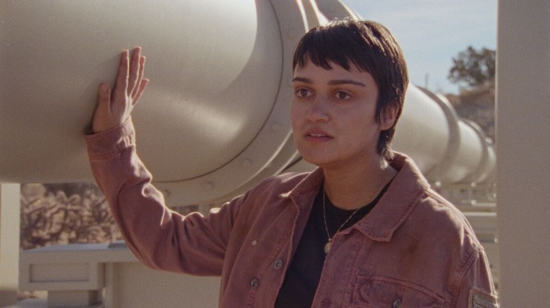 Ariela Barer touches pipeline