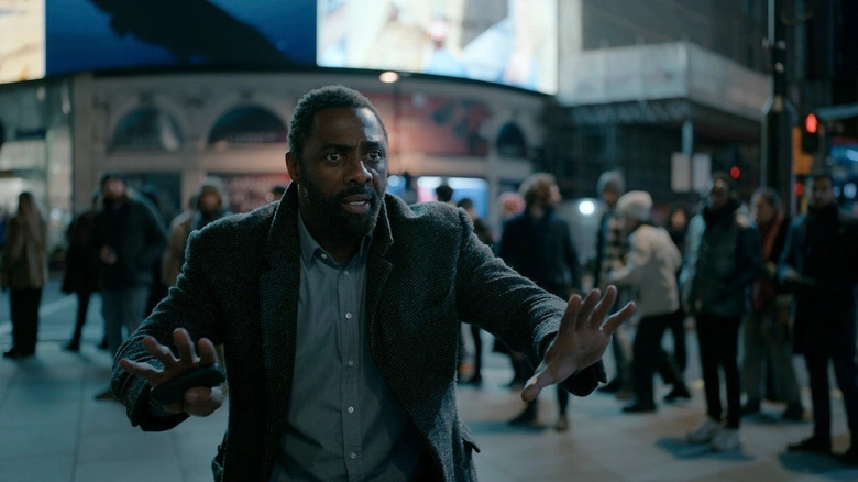 Luther trying to stop something