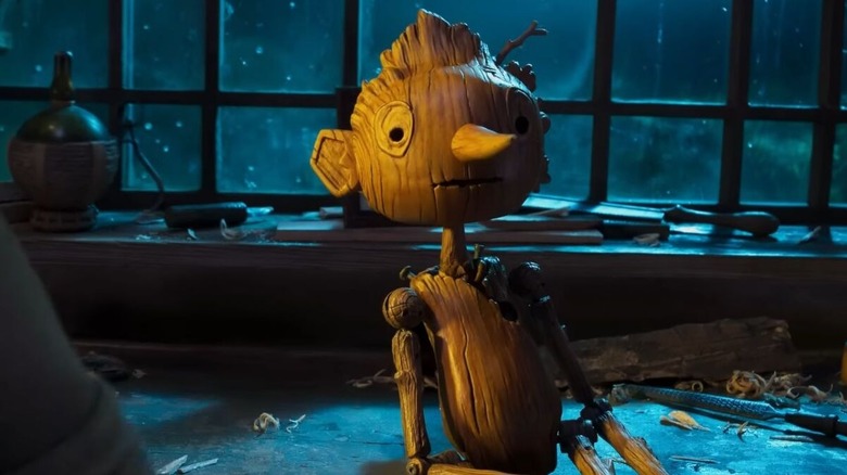 Pinocchio comes to life in "Guillermo Del Toro's Pinocchio" (2022)