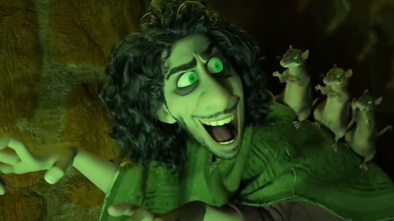 Bruno with rats along his back in "Encanto" (2021)