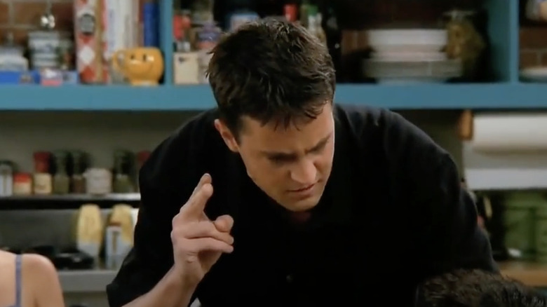 Chandler admonishing Joey on "Friends" (1994-2004)