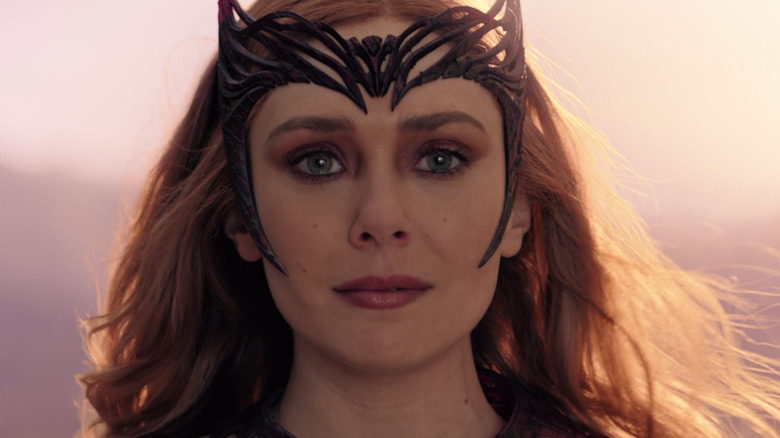 Scarlet Witch looking sad