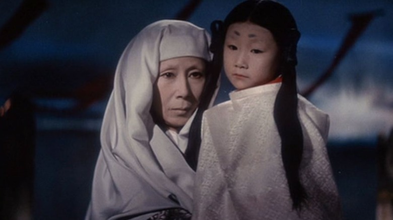 Woman and child in traditional dress