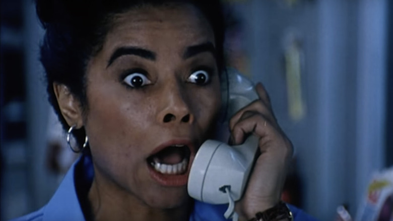 Anne screams into phone