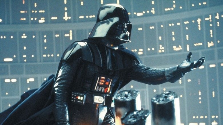 Darth Vader reaches out his hand in "The Empire Strikes Back" (1980)