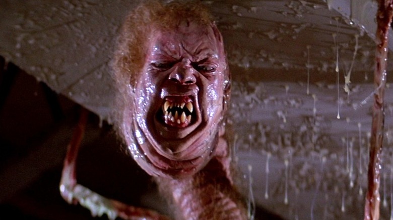 The Thing grows in "The Thing" (1982)