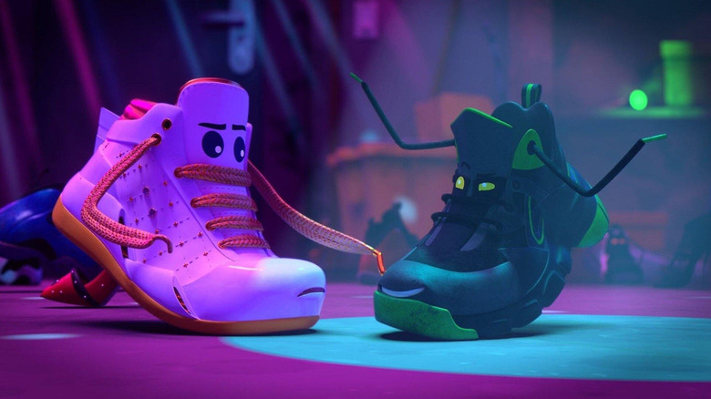Ty and J.B. doing a little dance in Sneaks (2025)