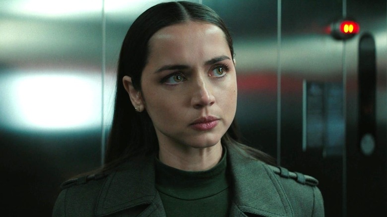 Eve Macarro looking up in Ballerina