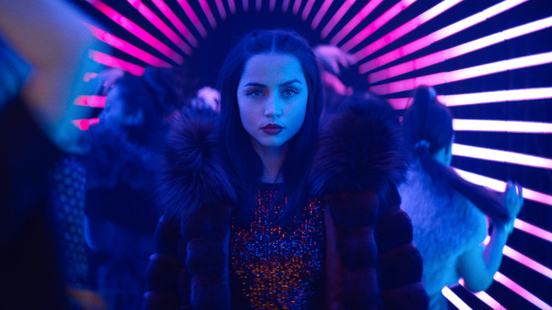 Eve Macarro walking into a club in Ballerina