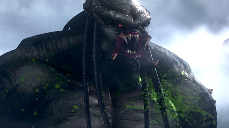 Predator roaring in Predator: Killer of Killers