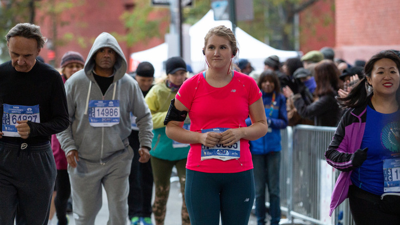 Brittany running a marathon in Brittany Runs a Marathon