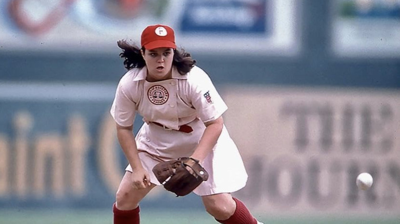 A League of their own Doris fielding ground ball