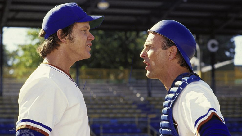 Bull Durham Nuke and Crash talking on mound