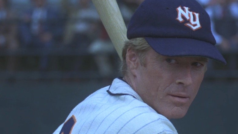 The Natural Roy Hobbs at bat for New York Knights