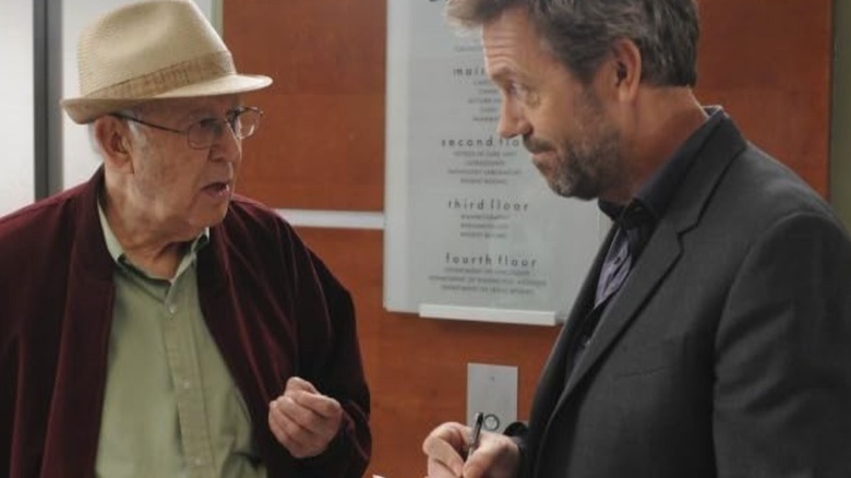 House speaks with a senior citizen patient on House MD (2004 - 2012)