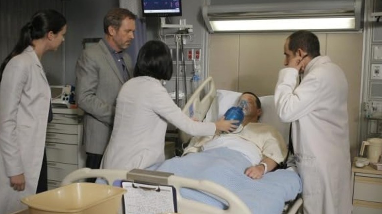 The team attends to a patient on House MD (2004 - 2012)