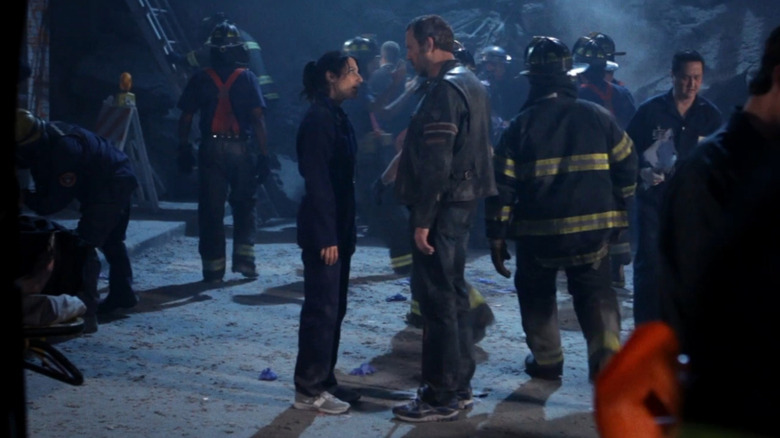 House and Cuddy attend a disaster on House MD (2004 - 2012)