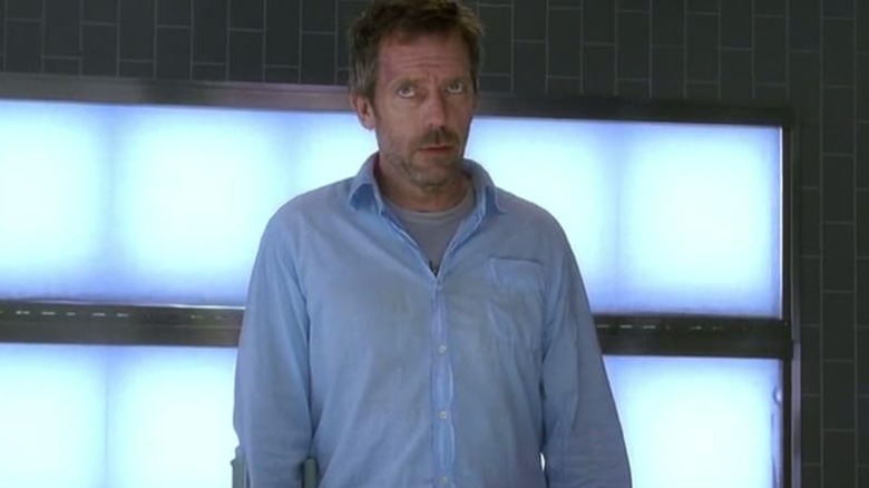 House stands before an X-ray light on House MD (2004 - 2012)
