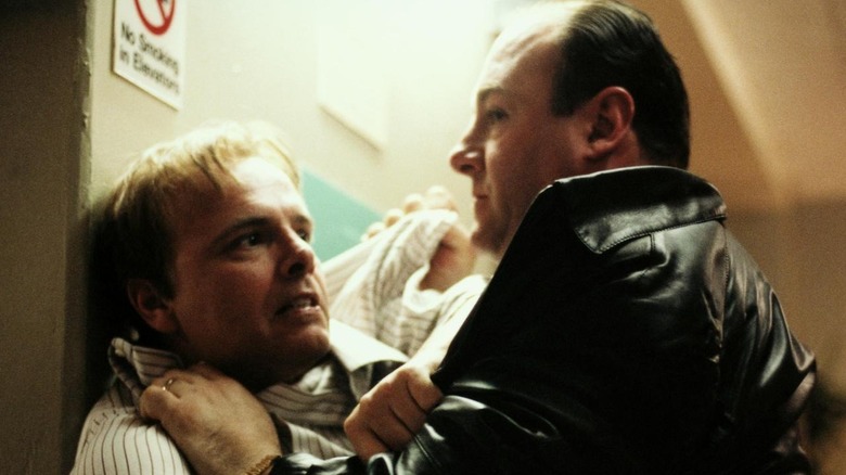 Tony Soprano fights with Ralph Cifaretto in "Whoever Did This"
