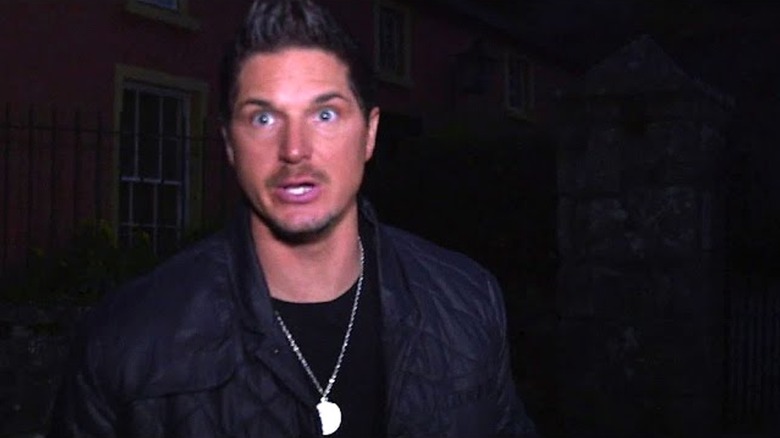 Zak Bagans looking scared in Ireland in "Ghost Adventures"