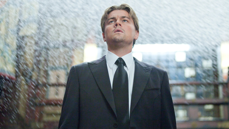 Dom Cobb watches a dream collapse in 'Inception' (2010)