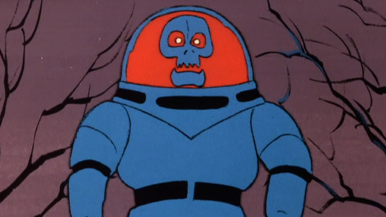 Space Kook standing in the middle of forest