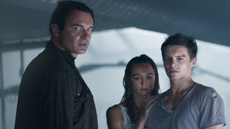 Doyle, Josh, and Tina looking scared in "Bait"