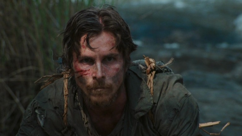 Dieter Dengler in the Vietnam jungle in "Rescue Dawn" (2006)