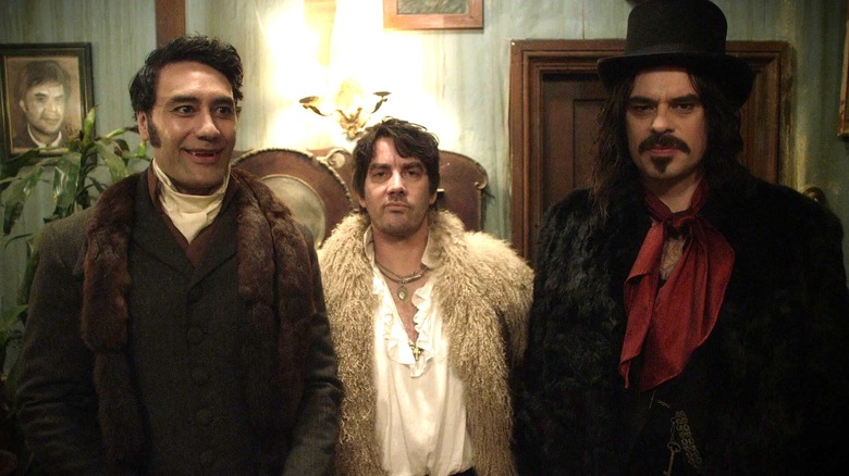 The three flatmates — Viago, Deacon, and Vladislav — in "What We Do in the Shadows"